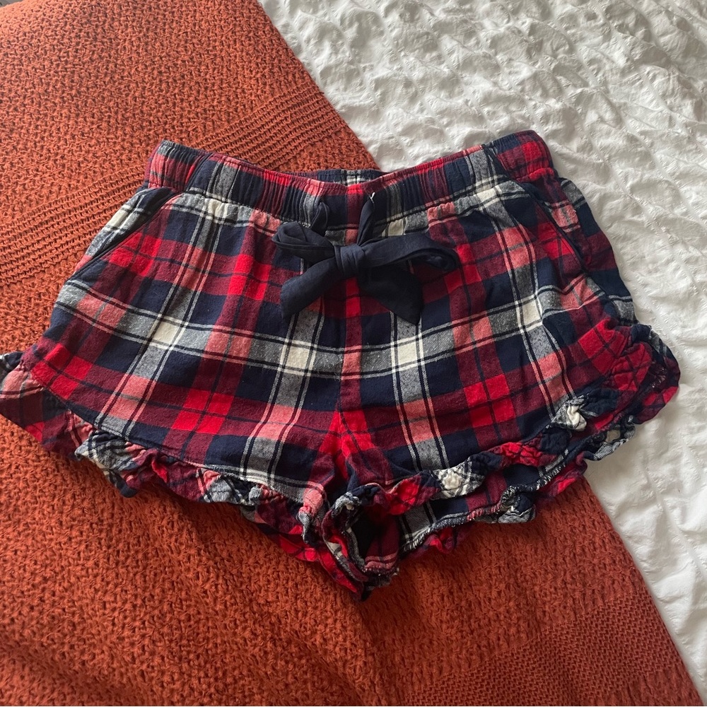 Aerie Flannel PJ Shorts